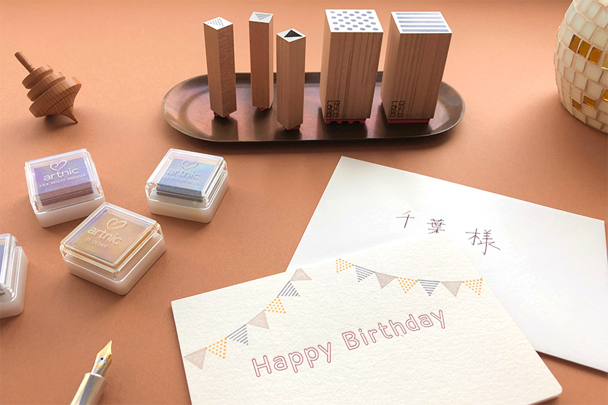 OSCOLABO カタチ×モヨウスタンプ