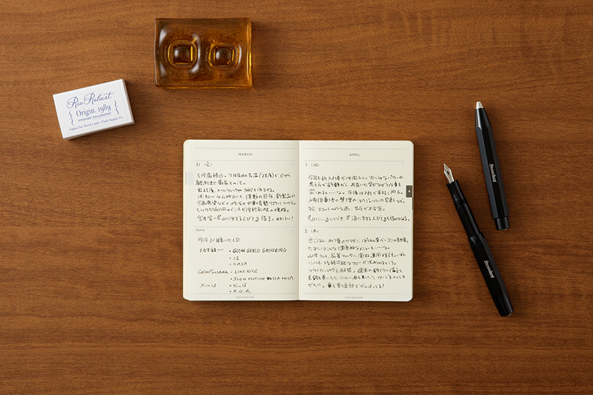 〔トレジャーミニ〕B7 日記 2日1ページ